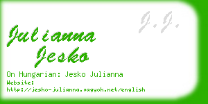 julianna jesko business card